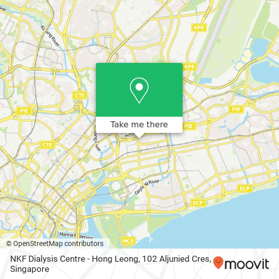 NKF Dialysis Centre - Hong Leong, 102 Aljunied Cres map