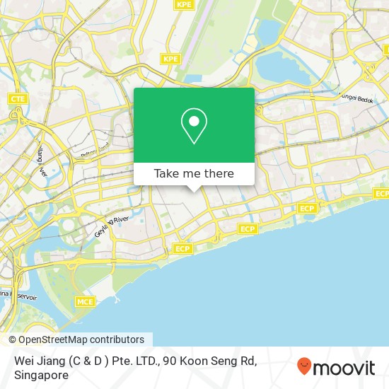 Wei Jiang (C & D ) Pte. LTD., 90 Koon Seng Rd地图