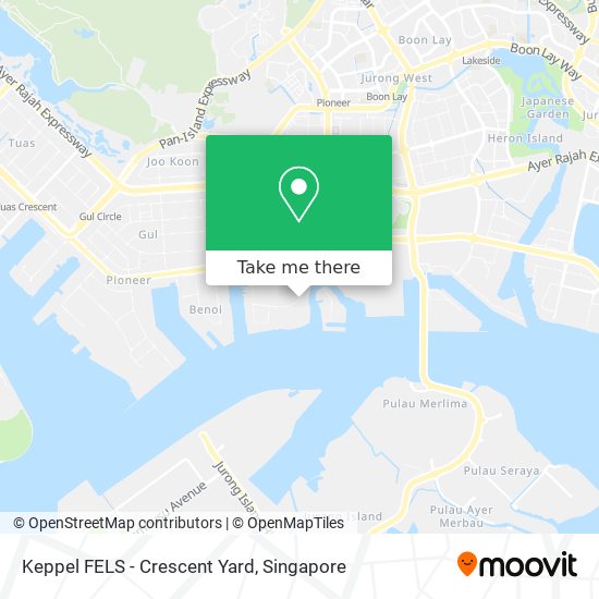 Keppel FELS - Crescent Yard map