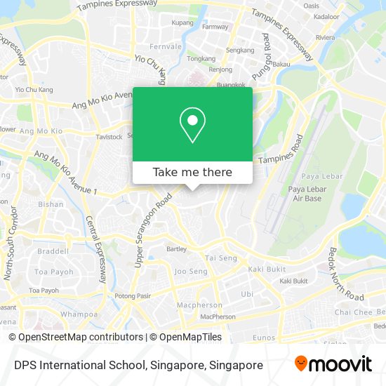 DPS International School, Singapore map