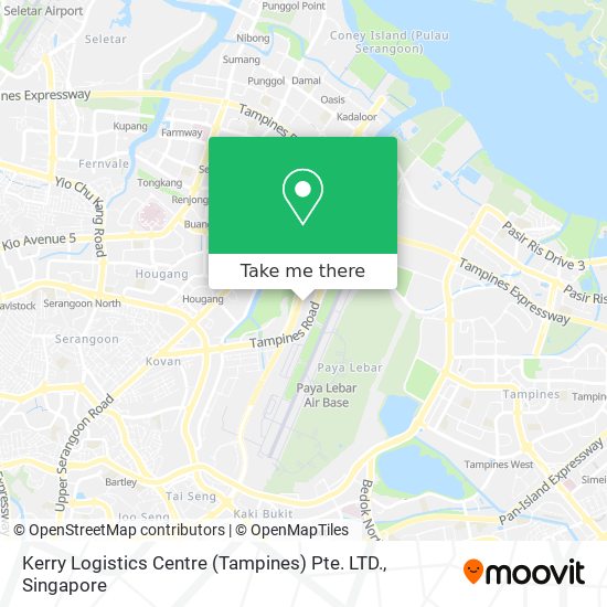 Kerry Logistics Centre (Tampines) Pte. LTD. map