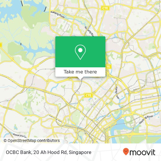 OCBC Bank, 20 Ah Hood Rd地图