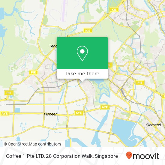 Coffee 1 Pte LTD, 28 Corporation Walk map