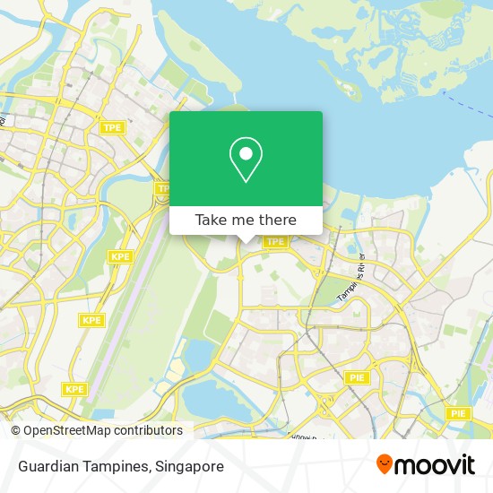 Guardian Tampines map
