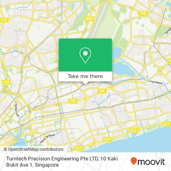 Turntech Precision Engineering Pte LTD, 10 Kaki Bukit Ave 1 map