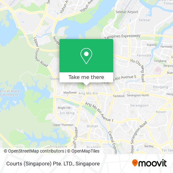 Courts (Singapore) Pte. LTD. map