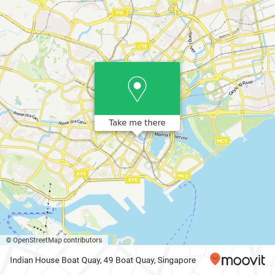 Indian House Boat Quay, 49 Boat Quay地图