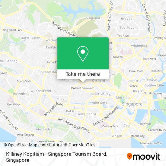 Killiney Kopitiam - Singapore Tourism Board map