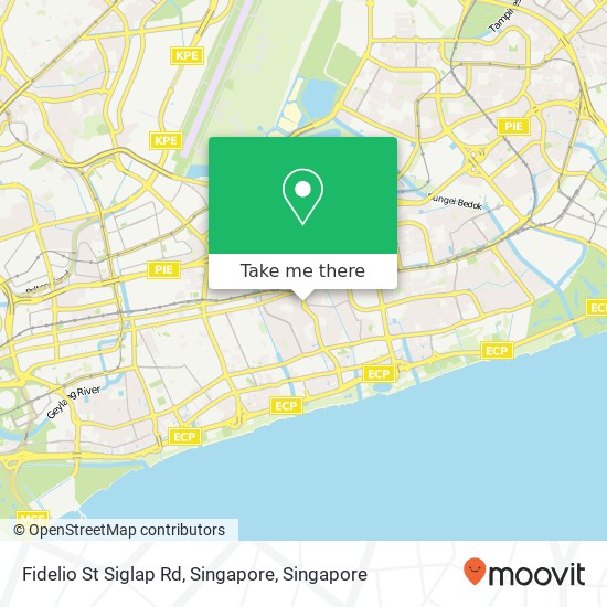 Fidelio St Siglap Rd, Singapore map