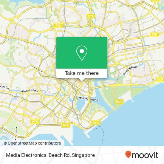 Media Electronics, Beach Rd map