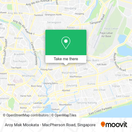 Aroy Mak Mookata - MacPherson Road map