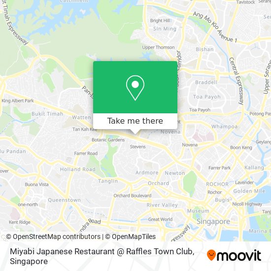 Miyabi Japanese Restaurant @ Raffles Town Club map