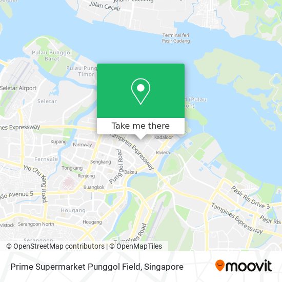 Prime Supermarket Punggol Field地图