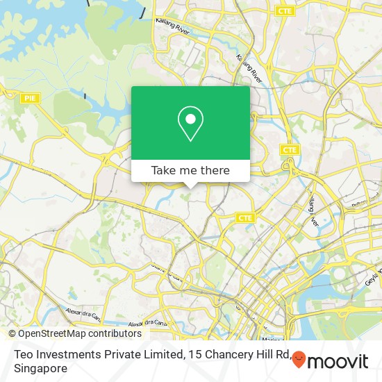 Teo Investments Private Limited, 15 Chancery Hill Rd map