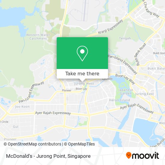 McDonald's - Jurong Point map