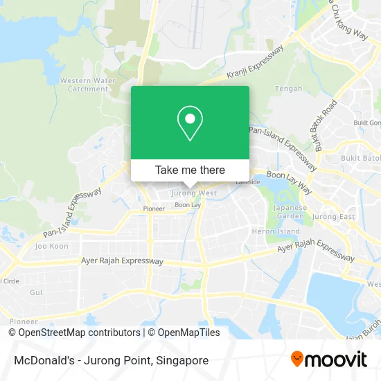 McDonald's - Jurong Point map