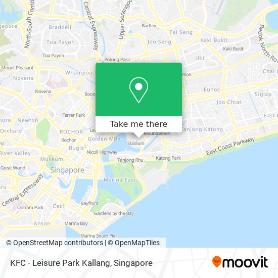 KFC - Leisure Park Kallang map