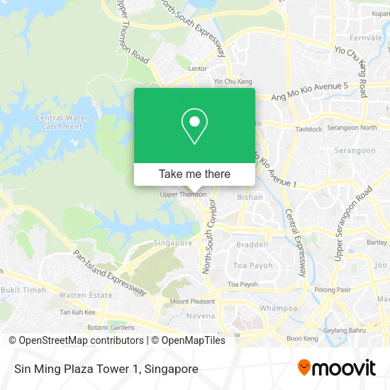 Sin Ming Plaza Tower 1地图
