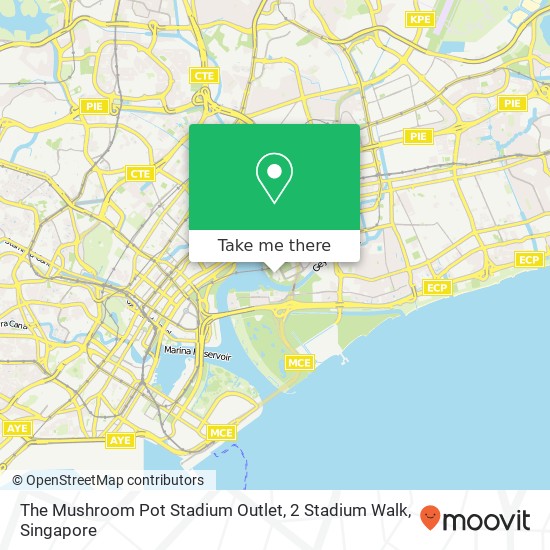 The Mushroom Pot Stadium Outlet, 2 Stadium Walk地图