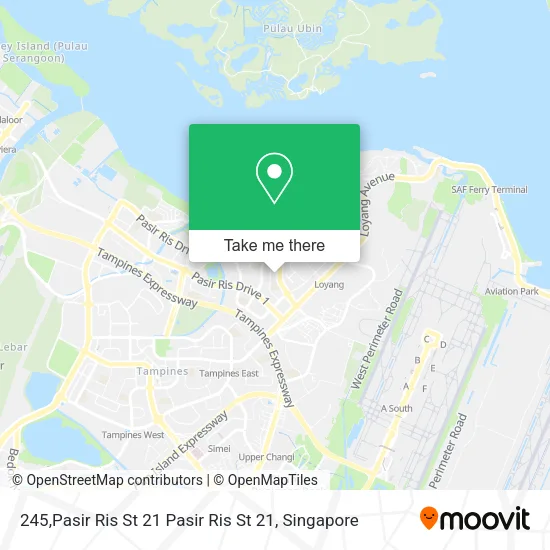 245,Pasir Ris St 21 Pasir Ris St 21地图