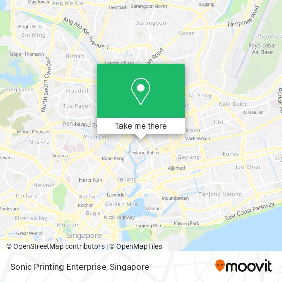 Sonic Printing Enterprise map