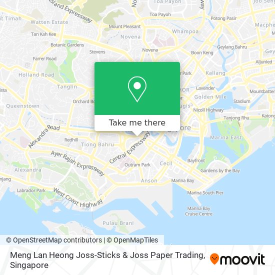 Meng Lan Heong Joss-Sticks & Joss Paper Trading map