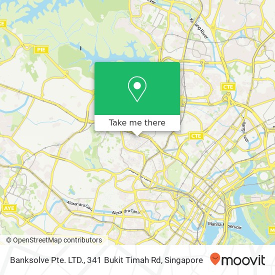 Banksolve Pte. LTD., 341 Bukit Timah Rd map