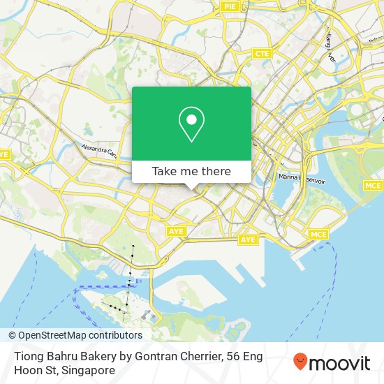 Tiong Bahru Bakery by Gontran Cherrier, 56 Eng Hoon St map