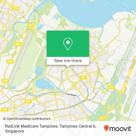 RadLink Medicare Tampines, Tampines Central 6 map