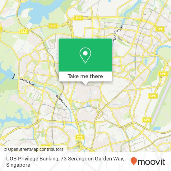 UOB Privilege Banking, 73 Serangoon Garden Way map