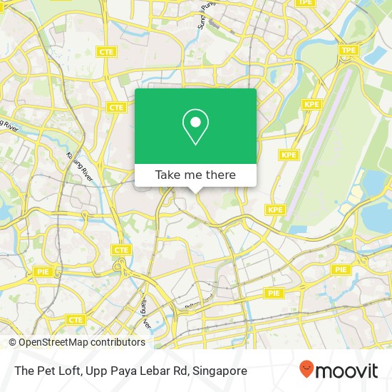 The Pet Loft, Upp Paya Lebar Rd地图