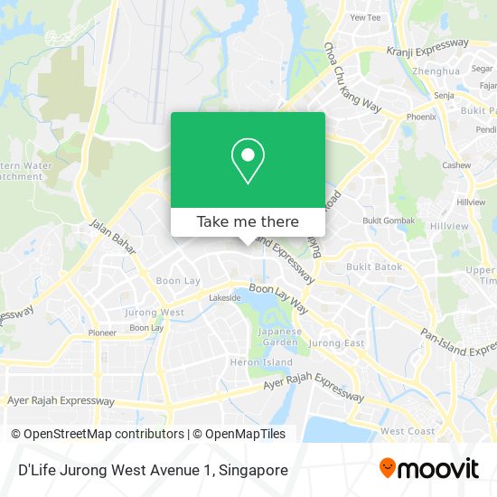 D'Life Jurong West Avenue 1 map