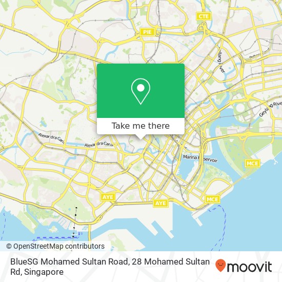 BlueSG Mohamed Sultan Road, 28 Mohamed Sultan Rd地图