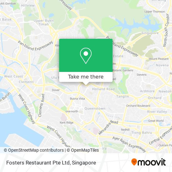 Fosters Restaurant Pte Ltd地图