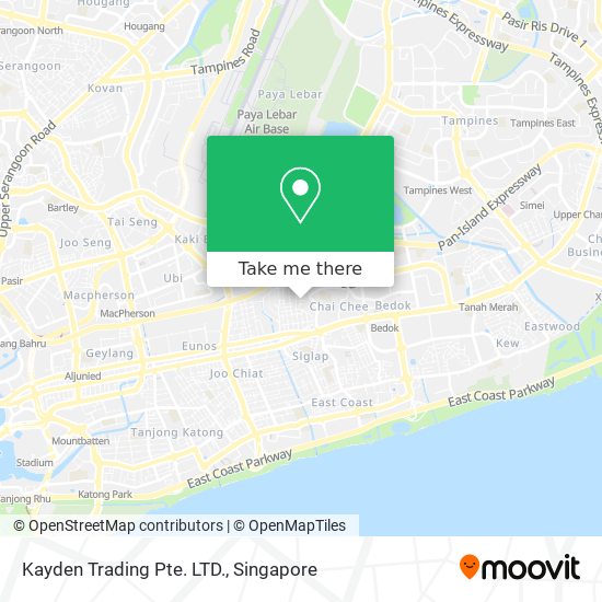 Kayden Trading Pte. LTD. map