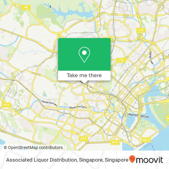 Associated Liquor Distribution, Singapore map