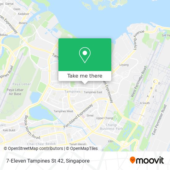 7-Eleven Tampines St 42 map