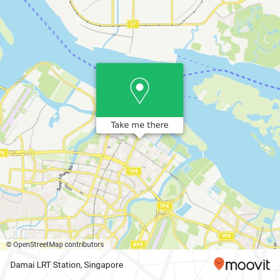 Damai LRT Station map