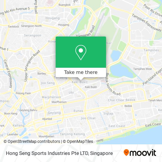 Hong Seng Sports Industries Pte LTD map