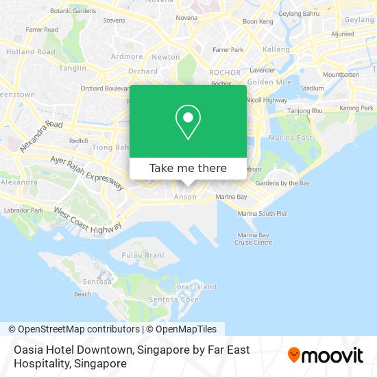 How to get to Oasia Hotel Downtown Singapore by Far East