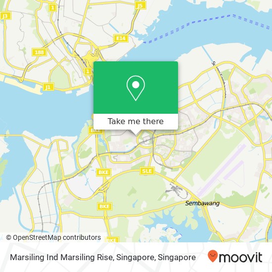 Marsiling Ind Marsiling Rise, Singapore map