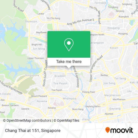 Chang Thai at 151 map