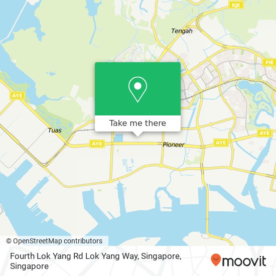 Fourth Lok Yang Rd Lok Yang Way, Singapore map