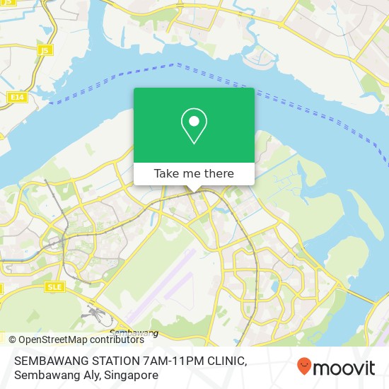 SEMBAWANG STATION 7AM-11PM CLINIC, Sembawang Aly map