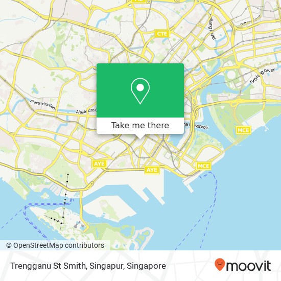 Trengganu St Smith, Singapur map