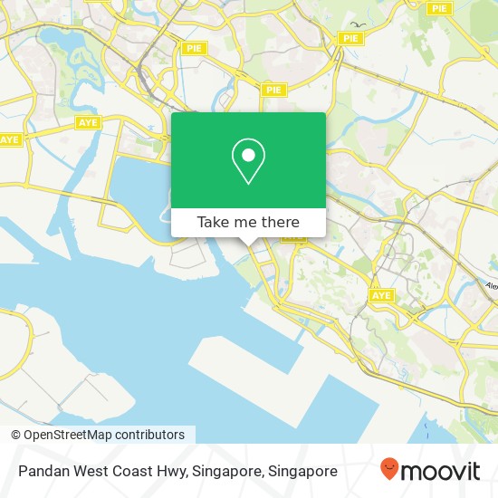 Pandan West Coast Hwy, Singapore map