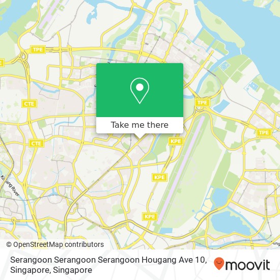 Serangoon Serangoon Serangoon Hougang Ave 10, Singapore地图