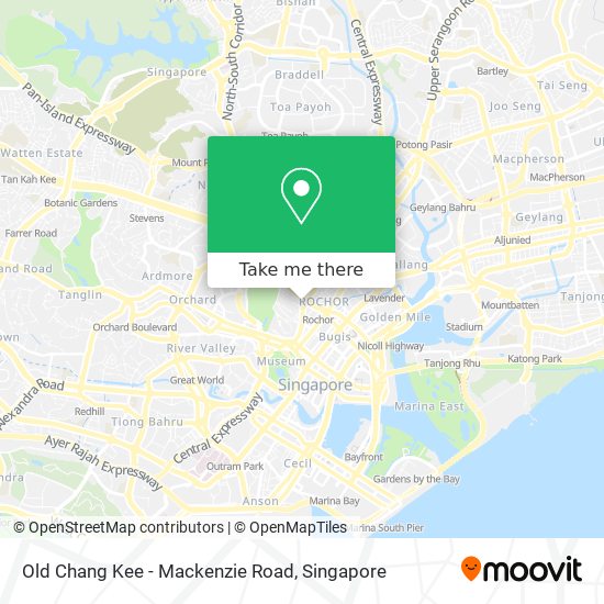 Old Chang Kee - Mackenzie Road map