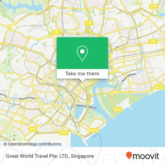 Great World Travel Pte. LTD. map