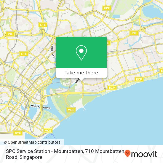 SPC Service Station - Mountbatten, 710 Mountbatten Road map